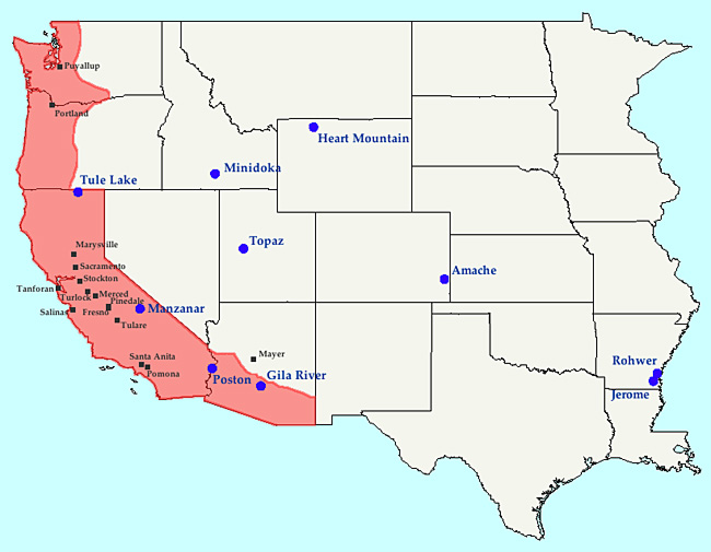 Internment Map